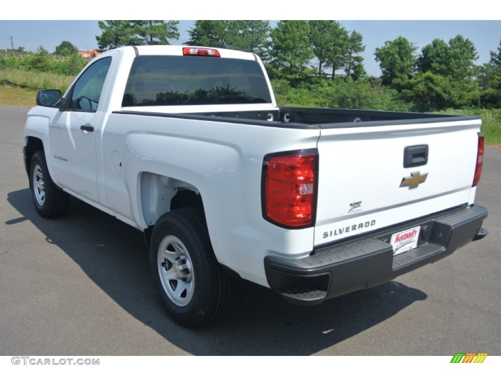 2014 Silverado 1500 WT Regular Cab - Summit White / Jet Black/Dark Ash photo #4