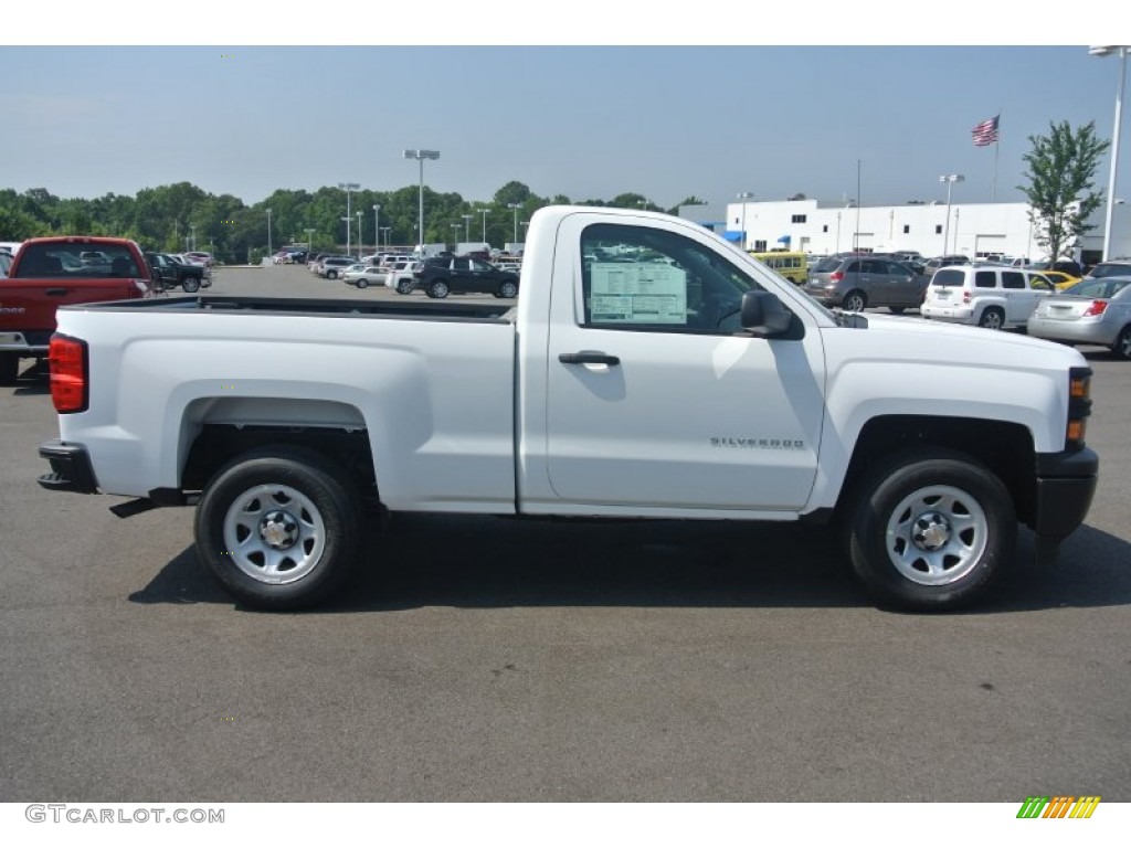 2014 Silverado 1500 WT Regular Cab - Summit White / Jet Black/Dark Ash photo #6