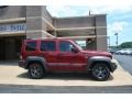 2011 Deep Cherry Red Crystal Pearl Jeep Liberty Renegade 4x4  photo #3