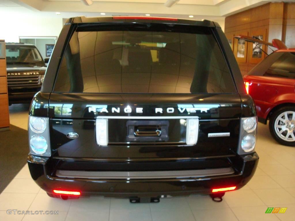 2009 Range Rover Supercharged - Santorini Black Metallic / Jet Black/Jet Black photo #7