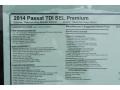 2014 Platinum Gray Metallic Volkswagen Passat TDI SEL Premium  photo #31