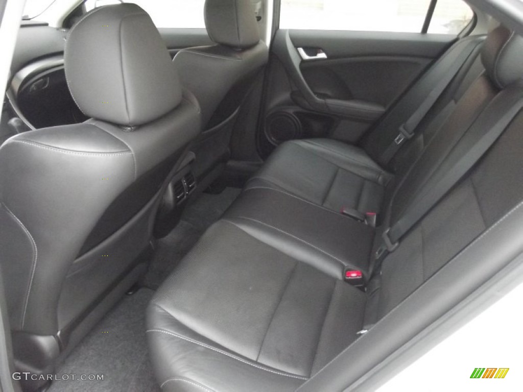 Ebony Interior 2011 Acura TSX Sedan Photo #95389607