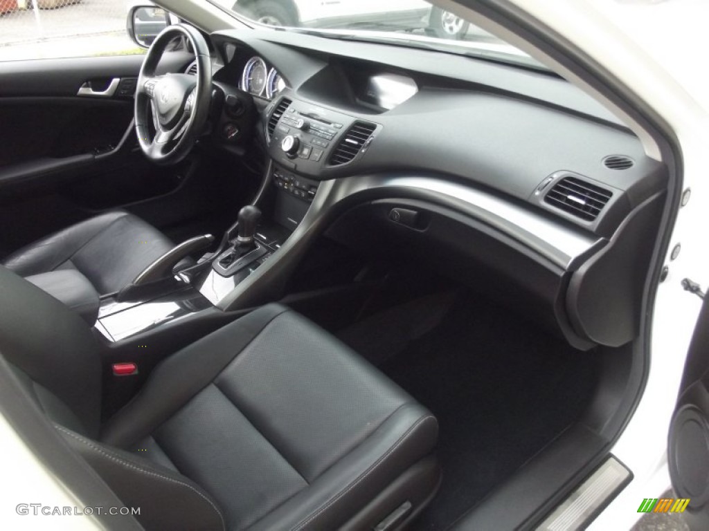 2011 Acura TSX Sedan Ebony Dashboard Photo #95389643