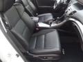 2011 Acura TSX Ebony Interior Front Seat Photo