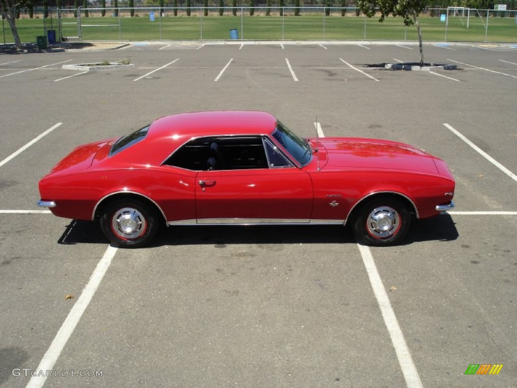 1967 Camaro Rally Sport Coupe - Bolero Red / Black photo #2