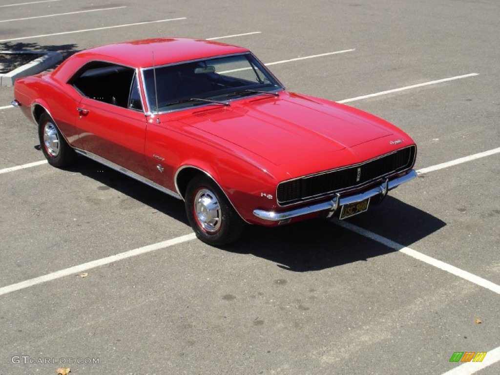 1967 Camaro Rally Sport Coupe - Bolero Red / Black photo #4