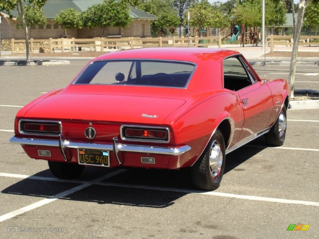 1967 Camaro Rally Sport Coupe - Bolero Red / Black photo #6
