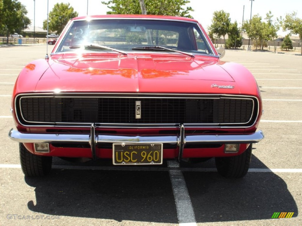 1967 Camaro Rally Sport Coupe - Bolero Red / Black photo #22
