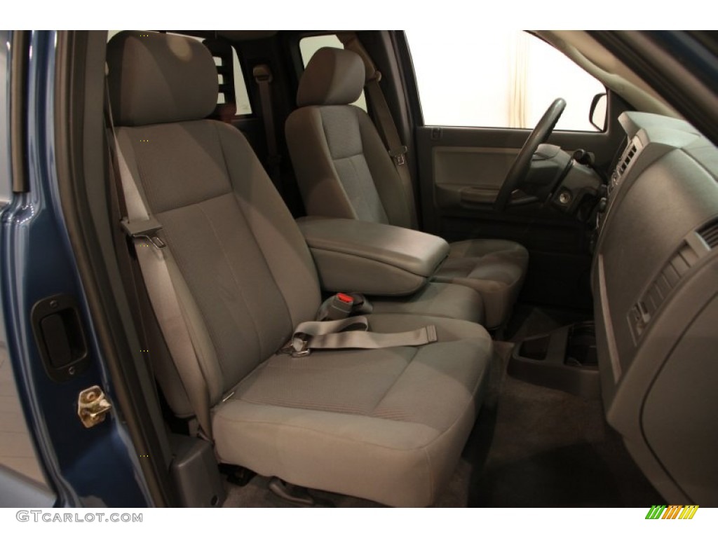 Medium Slate Gray Interior 2006 Dodge Dakota SLT Club Cab 4x4 Photo #95392450