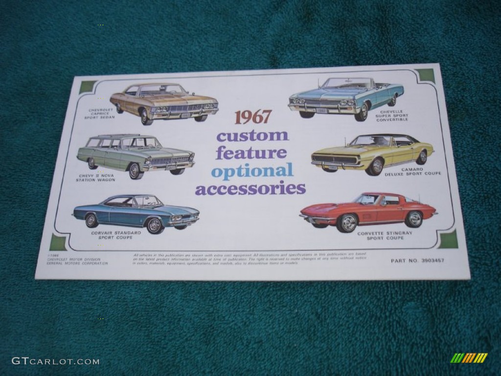 1967 Chevrolet Camaro Rally Sport Coupe Books/Manuals Photo #95392852
