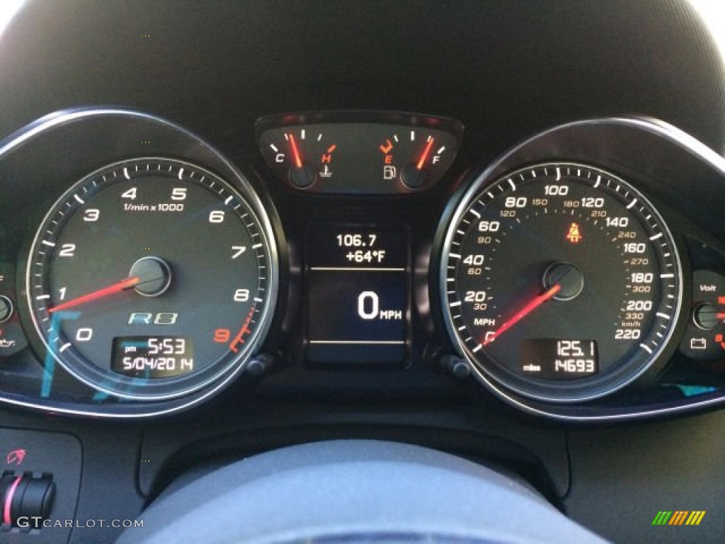2009 Audi R8 4.2 FSI quattro Gauges Photo #95393110