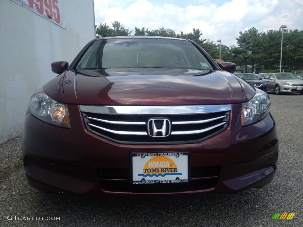 2011 Accord EX-L Sedan - Basque Red Pearl / Ivory photo #4