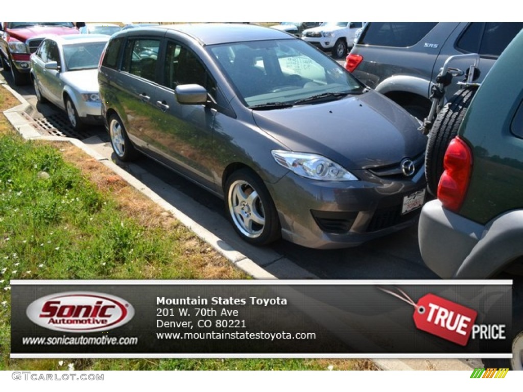 2010 MAZDA5 Sport - Galaxy Gray Mica / Black photo #1