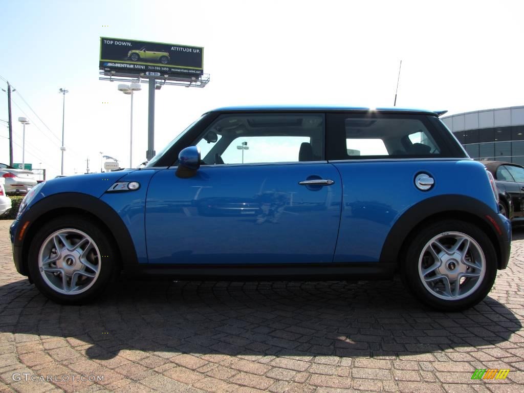 2009 Cooper S Hardtop - Laser Blue Metallic / Black/Grey photo #2