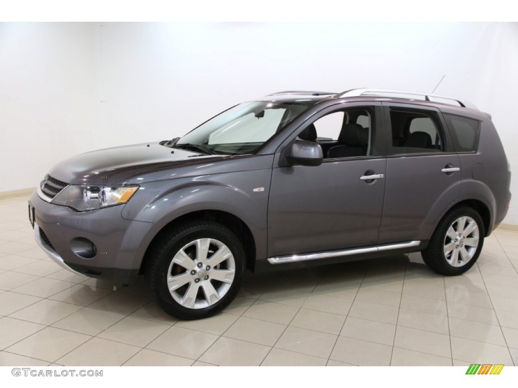 Graphite Gray Pearl 2009 Mitsubishi Outlander SE 4WD Exterior Photo #95398382