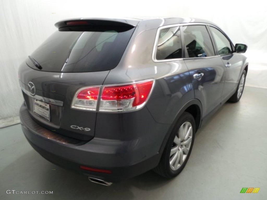 2008 CX-9 Grand Touring - Galaxy Gray Mica / Black photo #6