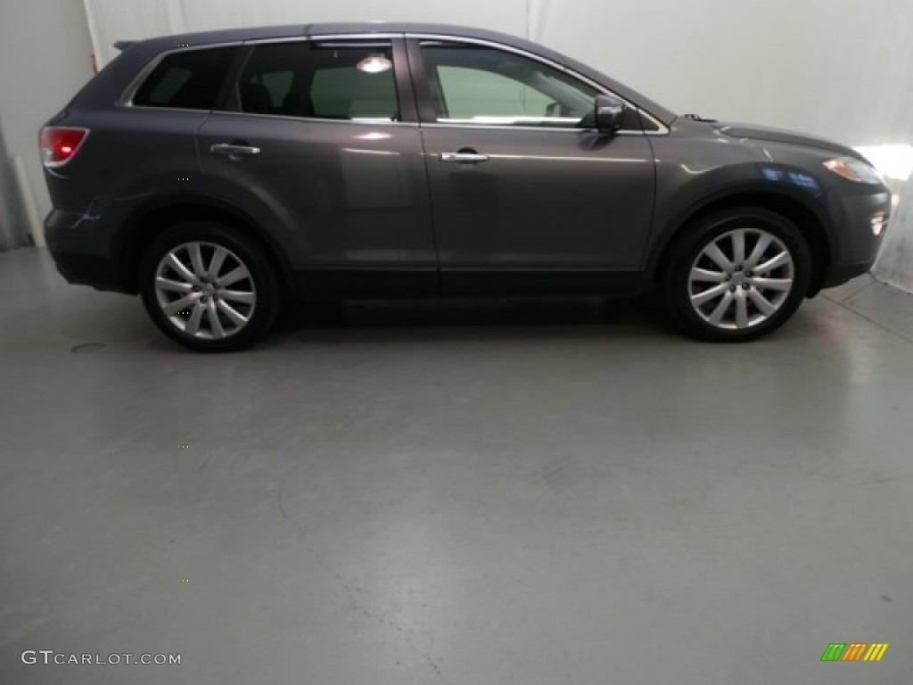2008 CX-9 Grand Touring - Galaxy Gray Mica / Black photo #7