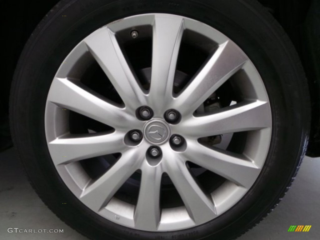 2008 CX-9 Grand Touring - Galaxy Gray Mica / Black photo #10
