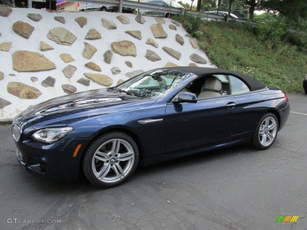 Deep Sea Blue Metallic 2015 BMW 6 Series 650i xDrive Convertible Exterior Photo #95398790