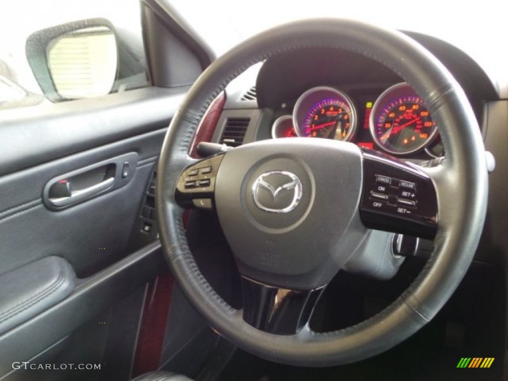 2008 CX-9 Grand Touring - Galaxy Gray Mica / Black photo #32