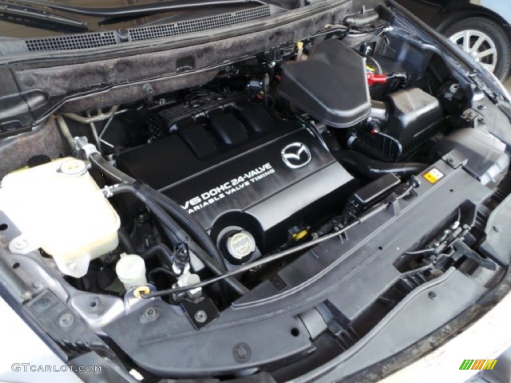 2008 CX-9 Grand Touring - Galaxy Gray Mica / Black photo #38
