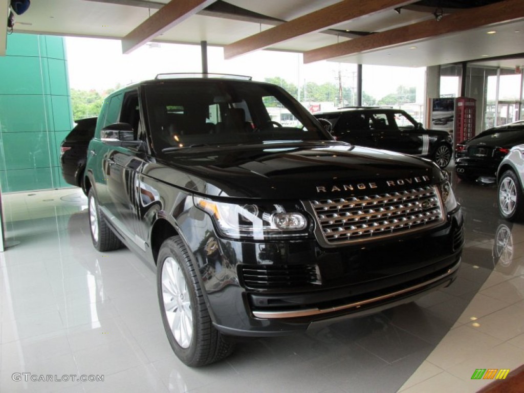 2014 Range Rover Supercharged - Santorini Black Metallic / Ebony/Ebony photo #4