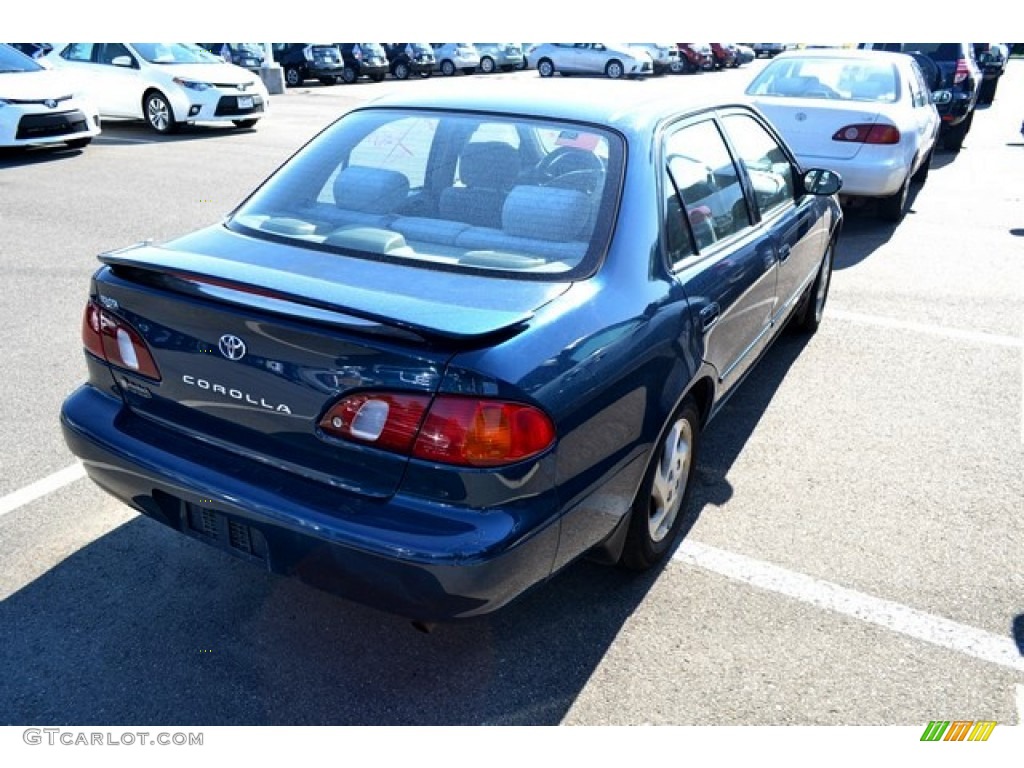 1998 Corolla LE - Dark Blue Pearl / Beige photo #2