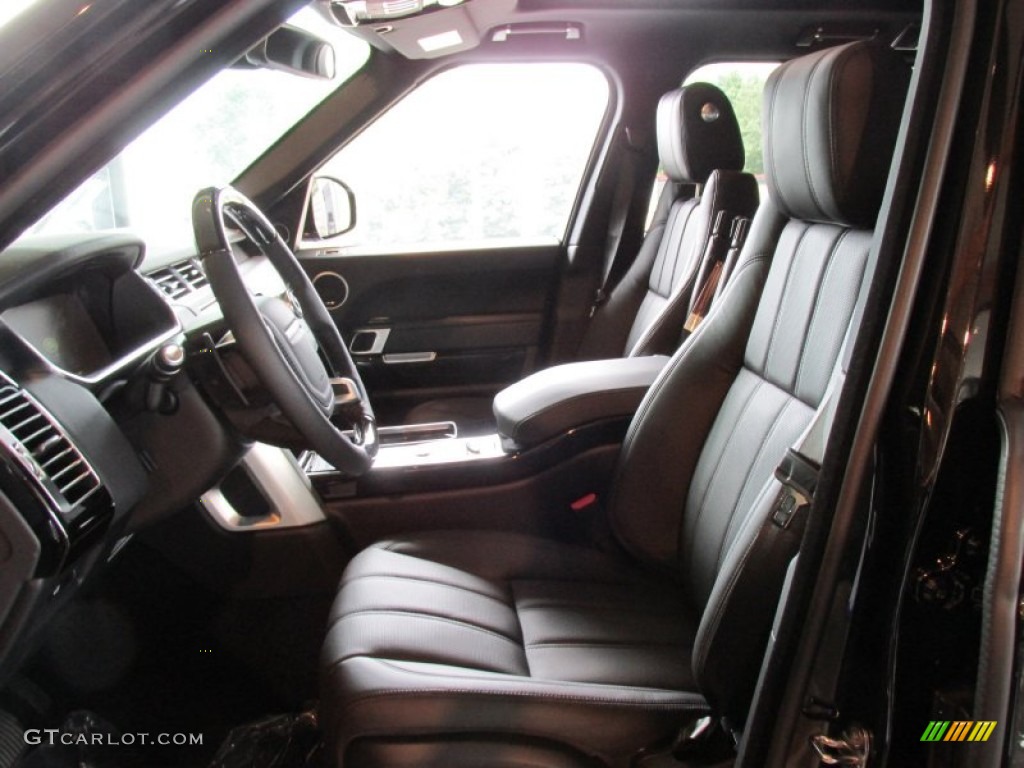 2014 Range Rover Supercharged - Santorini Black Metallic / Ebony/Ebony photo #11