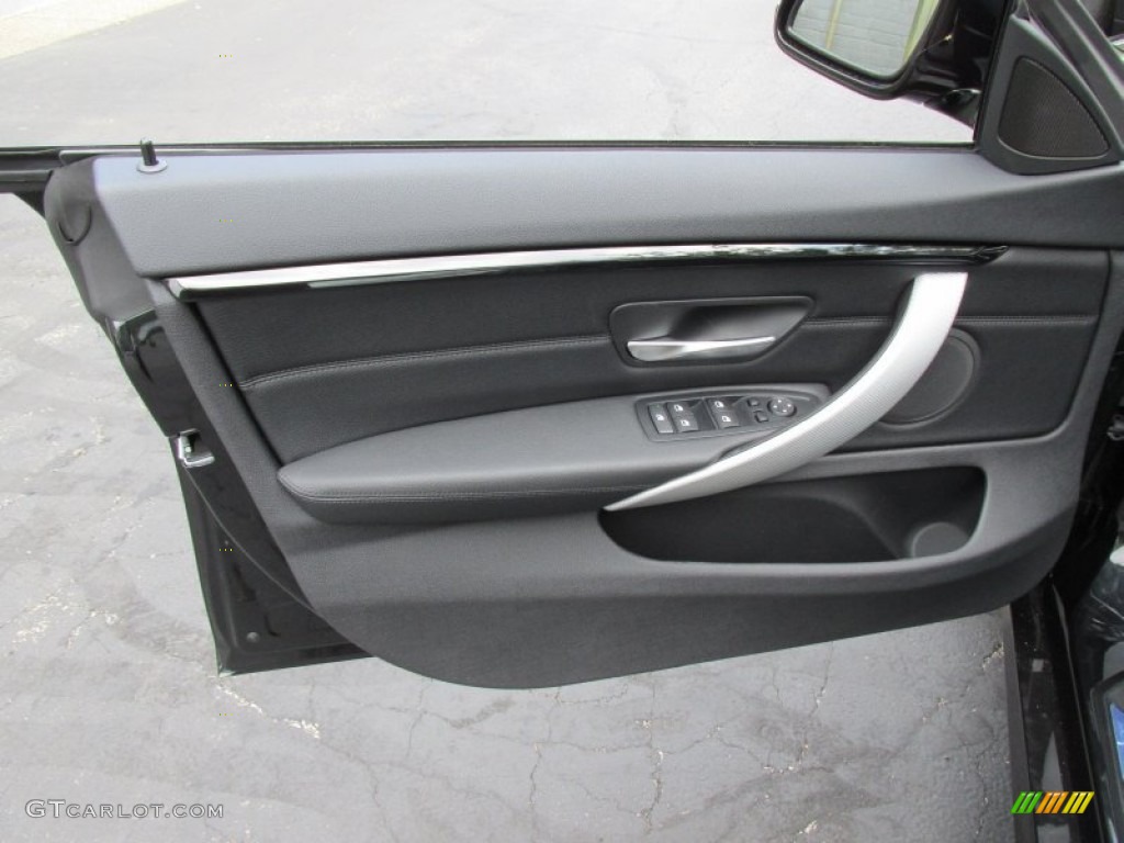 2015 BMW 4 Series 428i xDrive Gran Coupe Black Door Panel Photo #95400338