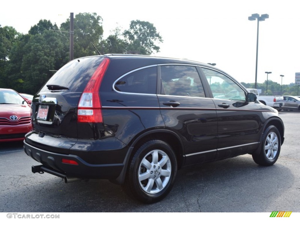2009 CR-V EX-L - Crystal Black Pearl / Ivory photo #4