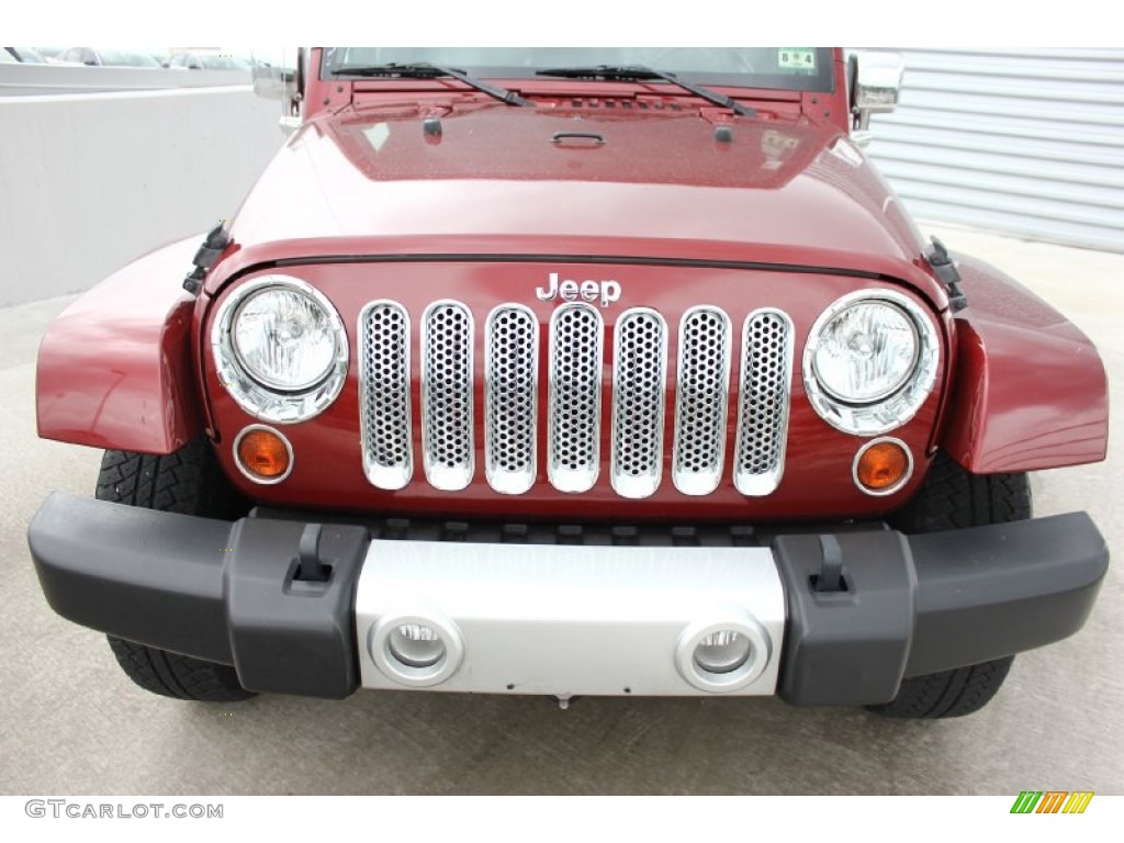 2009 Wrangler Sahara 4x4 - Red Rock Crystal Pearl Coat / Dark Slate Gray/Medium Slate Gray photo #2