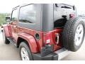 2009 Red Rock Crystal Pearl Coat Jeep Wrangler Sahara 4x4  photo #6