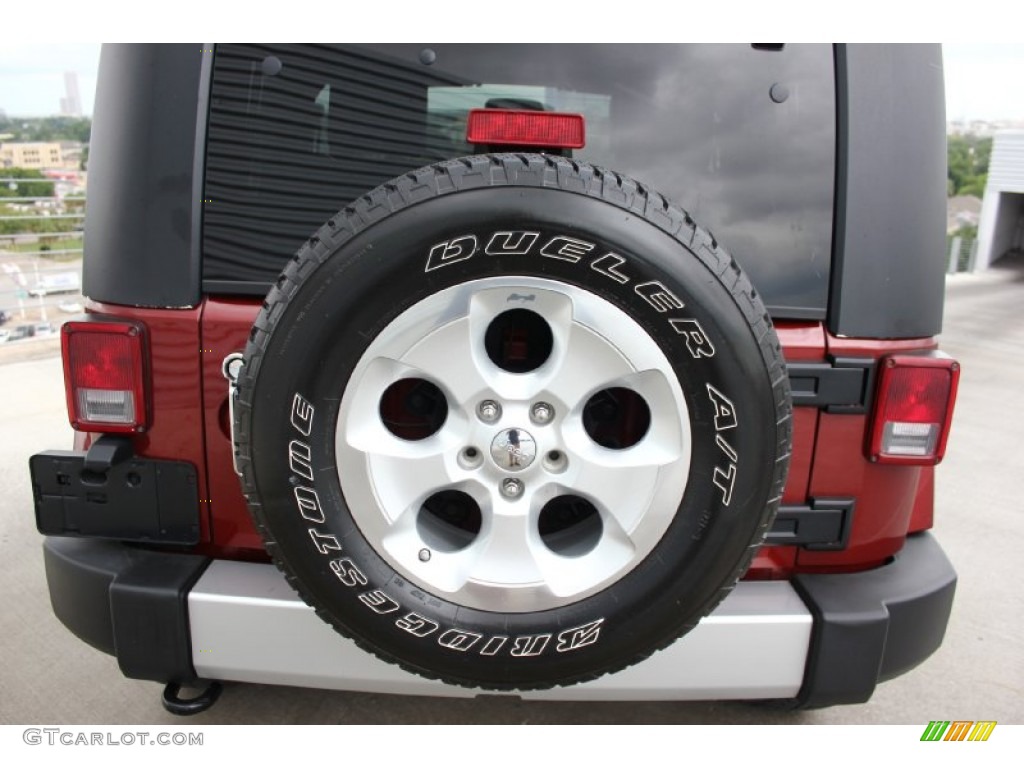 2009 Wrangler Sahara 4x4 - Red Rock Crystal Pearl Coat / Dark Slate Gray/Medium Slate Gray photo #7