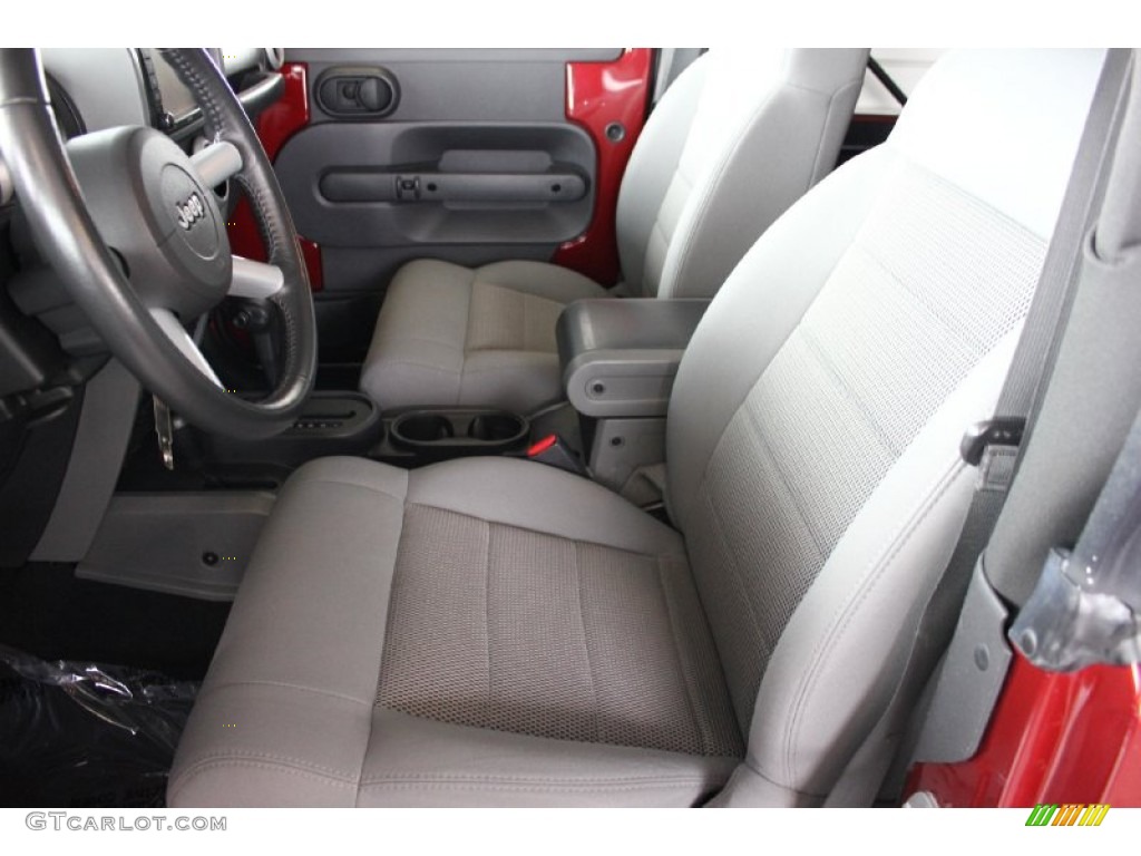 2009 Wrangler Sahara 4x4 - Red Rock Crystal Pearl Coat / Dark Slate Gray/Medium Slate Gray photo #12