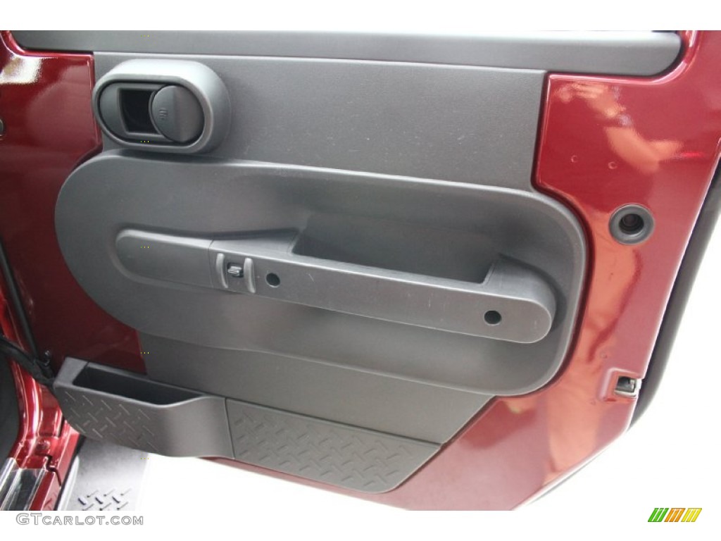 2009 Wrangler Sahara 4x4 - Red Rock Crystal Pearl Coat / Dark Slate Gray/Medium Slate Gray photo #20
