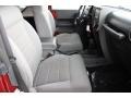 2009 Jeep Wrangler Dark Slate Gray/Medium Slate Gray Interior Front Seat Photo