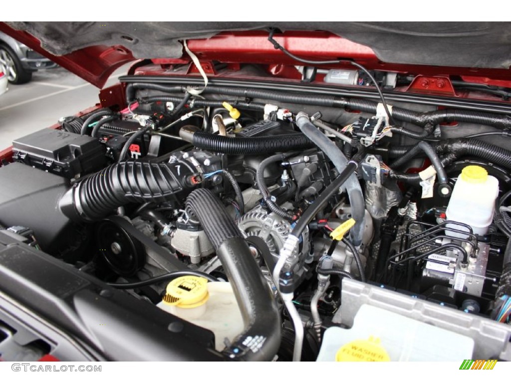 2009 Jeep Wrangler Sahara 4x4 3.8 Liter OHV 12-Valve V6 Engine Photo #95401660