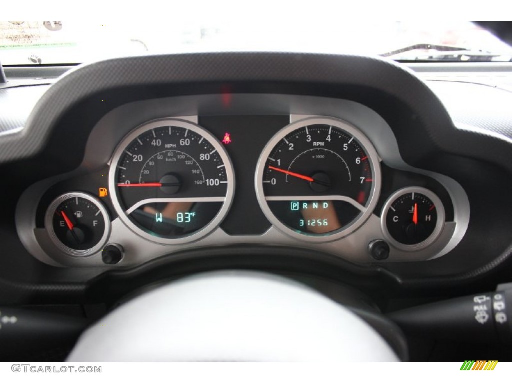 2009 Jeep Wrangler Sahara 4x4 Gauges Photo #95401676