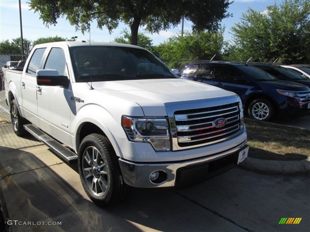 2014 White Platinum Ford F150 Lariat Supercrew 95390911