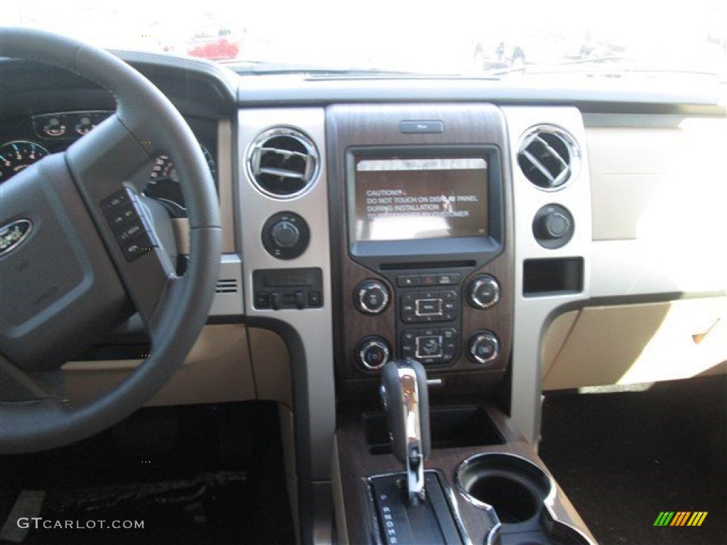 2014 F150 Lariat SuperCrew - White Platinum / Pale Adobe photo #6