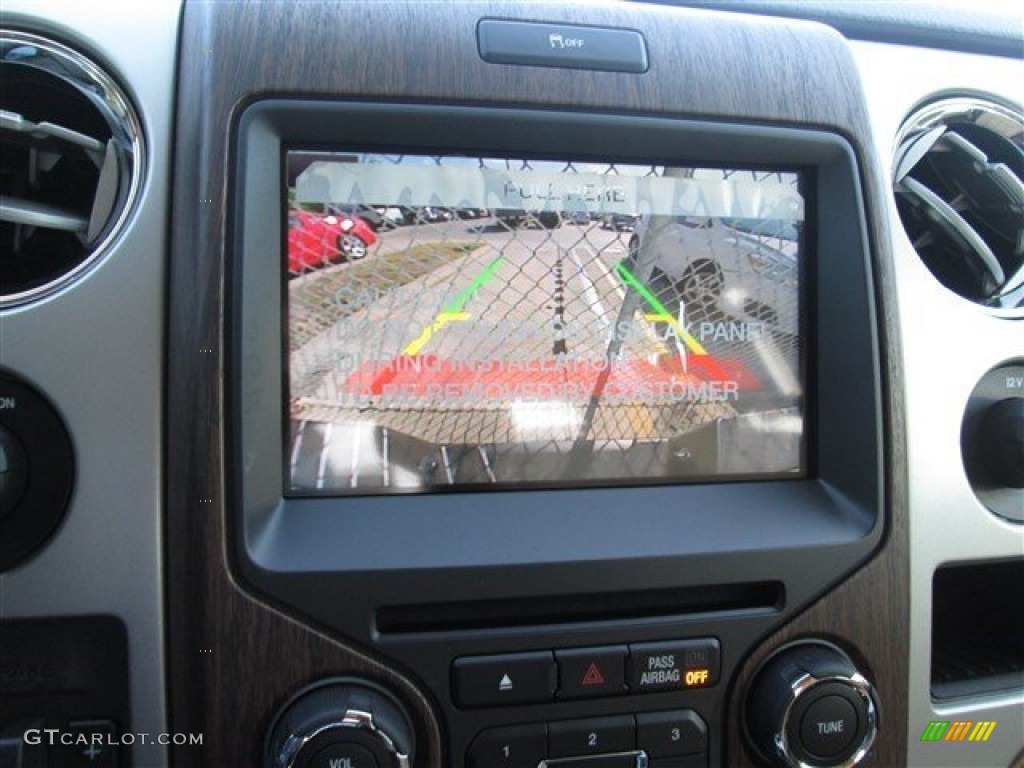 2014 F150 Lariat SuperCrew - White Platinum / Pale Adobe photo #10