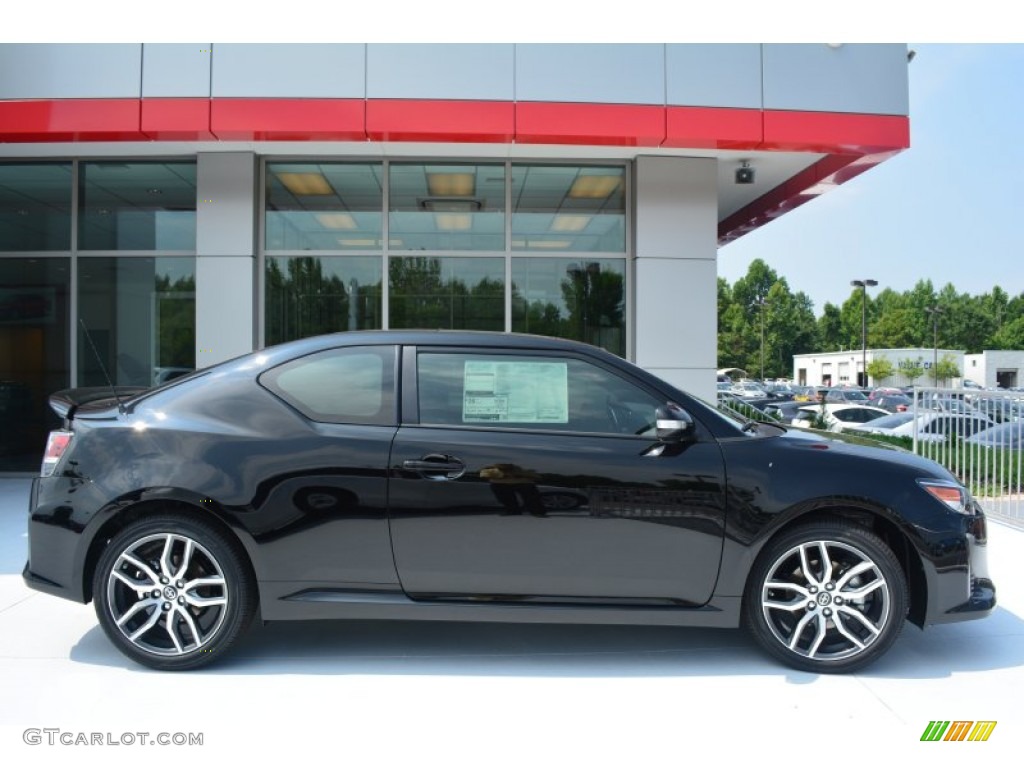 Black 2015 Scion tC Standard tC Model Exterior Photo #95403263