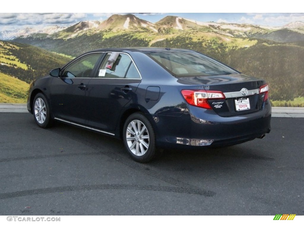 2014 Camry XLE - Parisian Night Pearl / Ivory photo #3