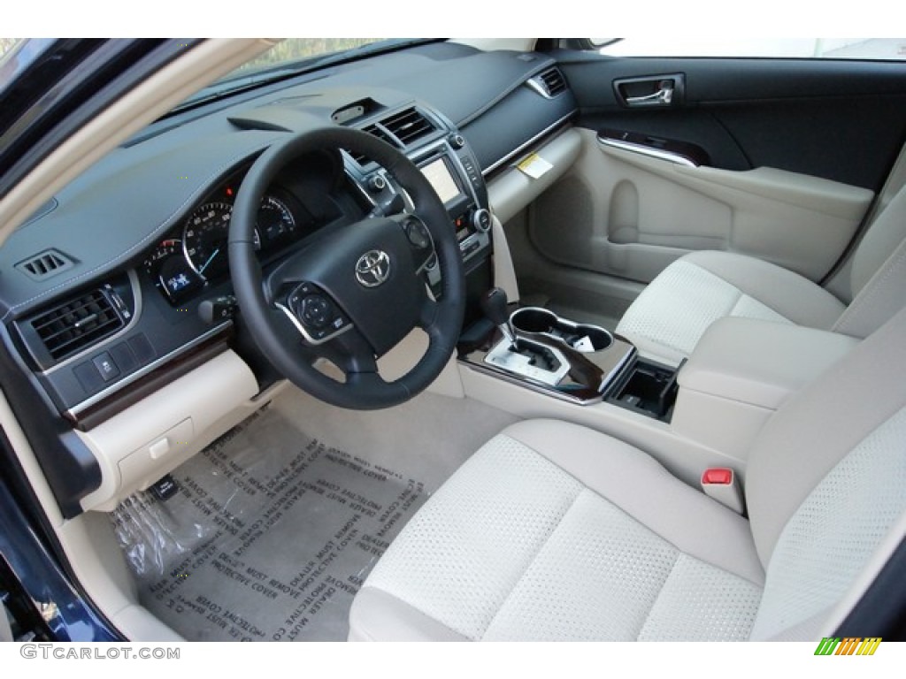 2014 Camry XLE - Parisian Night Pearl / Ivory photo #5