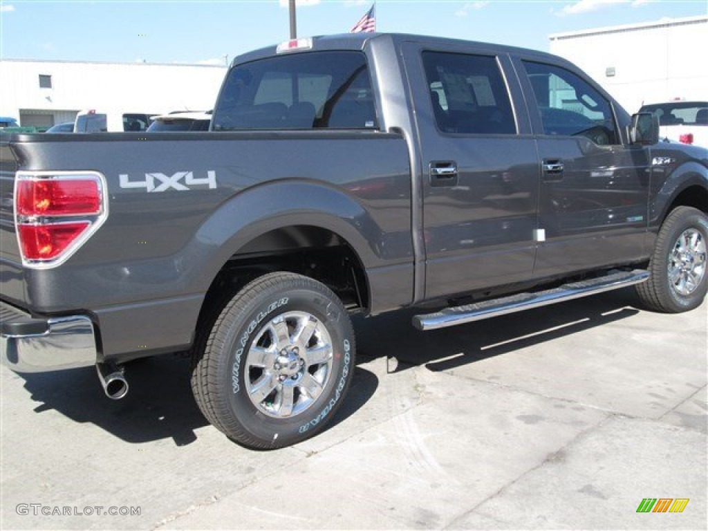 2014 F150 XLT SuperCrew 4x4 - Sterling Grey / Steel Grey photo #4