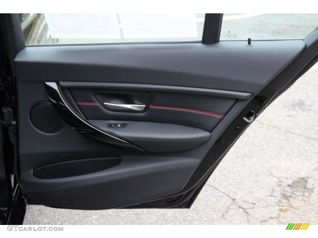 2014 3 Series 320i xDrive Sedan - Black Sapphire Metallic / Black photo #21