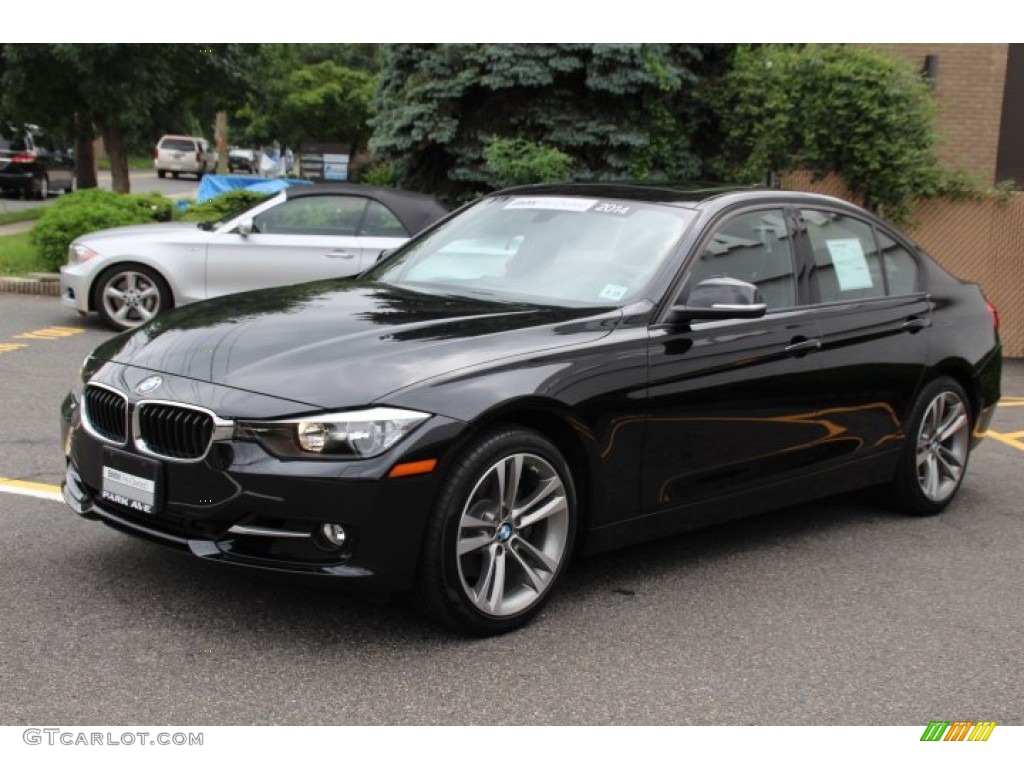 2014 3 Series 328i xDrive Sedan - Black Sapphire Metallic / Black photo #7