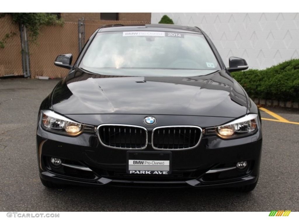 2014 3 Series 328i xDrive Sedan - Black Sapphire Metallic / Black photo #8