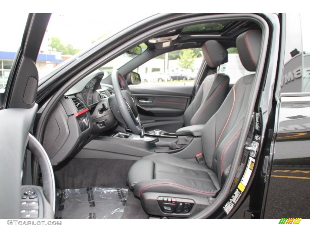 Black Interior 2014 BMW 3 Series 328i xDrive Sedan Photo #95404928