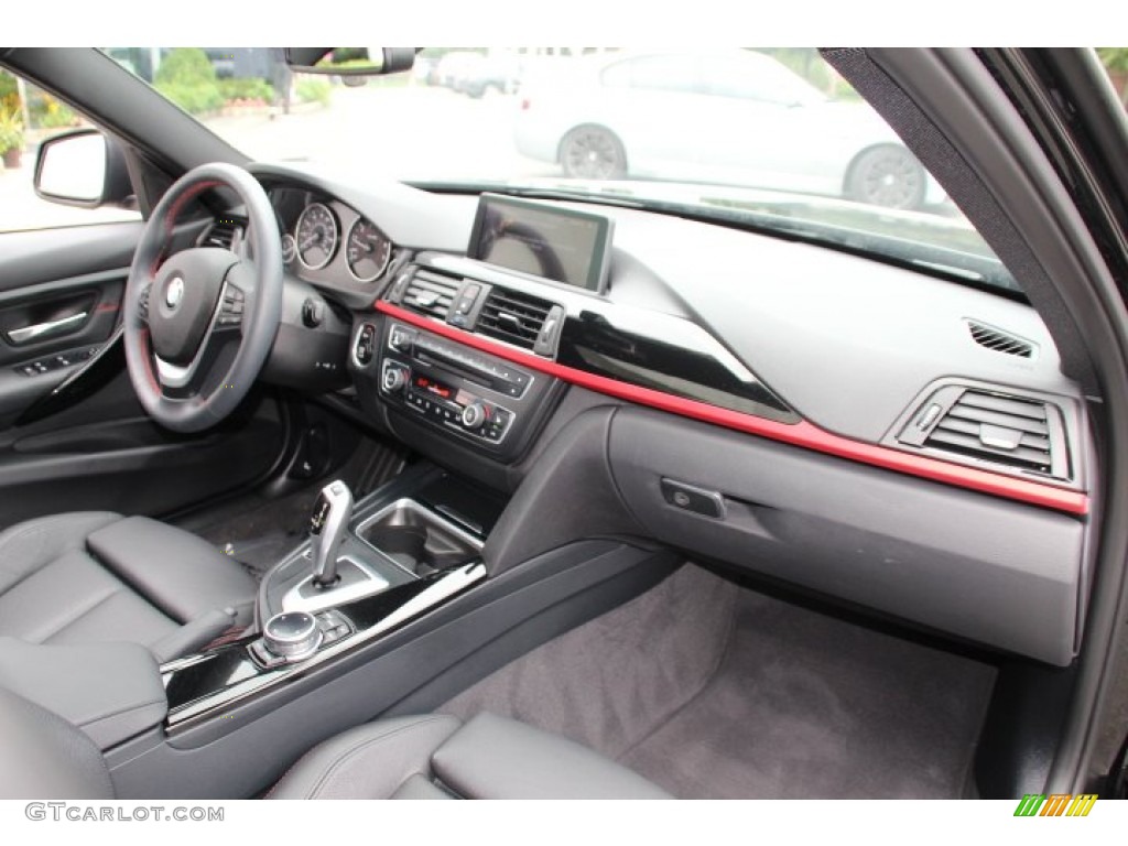 2014 BMW 3 Series 328i xDrive Sedan Black Dashboard Photo #95405190